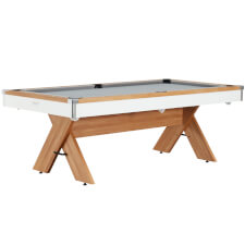 The Twist pool table in White.