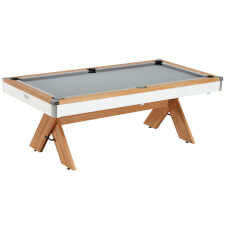The Twist pool table in White.