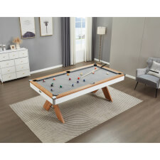 The Twist pool table in White.