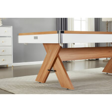 The Twist pool table in White.