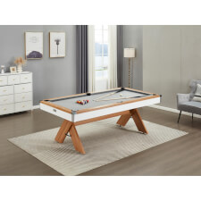 The Twist pool table in White.