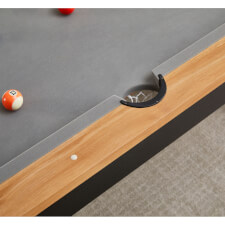 The Twist pool table in Black.