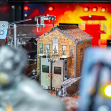 The Stern Walking Dead Remastered Premium Pinball Machine.