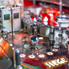 The Stern Walking Dead Remastered Premium Pinball Machine.