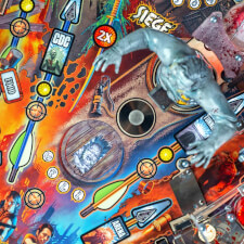 The Stern Walking Dead Remastered Premium Pinball Machine.