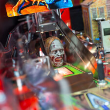 The Stern Walking Dead Remastered Premium Pinball Machine.