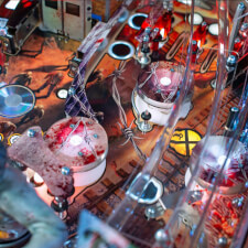 The Stern Walking Dead Remastered LE Pinball Machine.