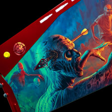 The Stern Walking Dead Remastered LE Pinball Machine.
