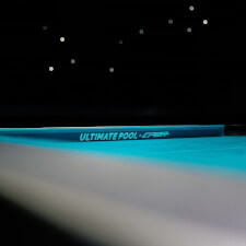 The Ultimate Pool Pro 820 Teal Cloth Surface.