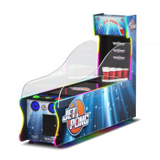 Jet-Pong Beer-Pong Game Novelty Arcade Machine side.