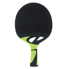 The Tacteo 50 Table Tennis Bat Lime colour.