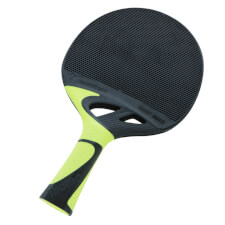 The Tacteo 50 Table Tennis Bat Lime colour.