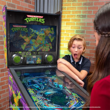 The Teenage Mutant Ninja Turtles 4K pinball machine.