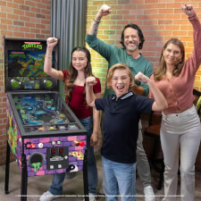 The Teenage Mutant Ninja Turtles 4K pinball machine.