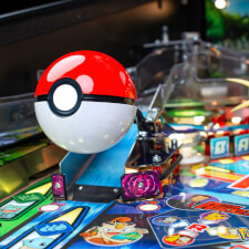 The Stern Pokémon Pro Pinball Machine features and artwork.