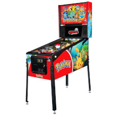 The Stern Pokémon Premium Pinball Machine left side.
