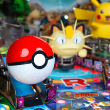 The Stern Pokémon Premium Pinball Machine artwork and features.