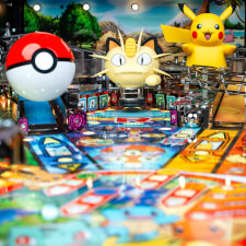The Stern Pokémon Premium Pinball Machine artwork and features.