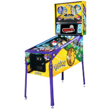 The Stern Pokémon Limited Edition Pinball Machine left side.