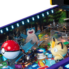 The Stern Pokémon Limited Edition Pinball Machine cabinet features.