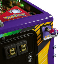 The Stern Pokémon Limited Edition Pinball Machine cabinet features.