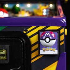 The Stern Pokémon Limited Edition Pinball Machine cabinet features.