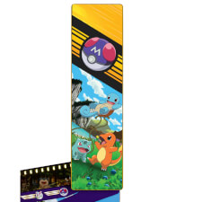 The Stern Pokémon Limited Edition Pinball Machine cabinet features.