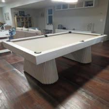 The Fryda Slate Bed Pool Table.