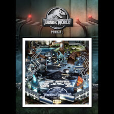 The Playfield Design of the AtGames Jurassic World Virtual Pinball.