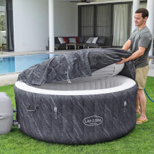 The Lay-Z-Spa Boracay AirJet Hot Tub cover.