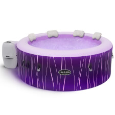 The Lay-Z-Spa Hollywood AirJet Hot Tub with Pillows.