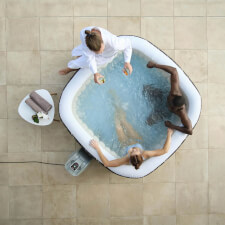 People enjoying the Lay-Z-Spa Florence AirJet Hot Tub.