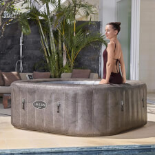 The Lay-Z-Spa Rome Airjet Hot Tub.