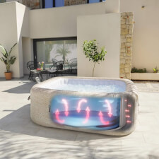 The Lay-Z-Spa Tuscany Airjet Hot Tub system.