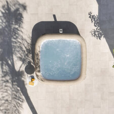 The Lay-Z-Spa Tuscany Airjet Hot Tub Up View.