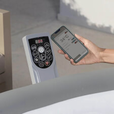 The Lay-Z-Spa Grenada AirJet Hot Tub App.