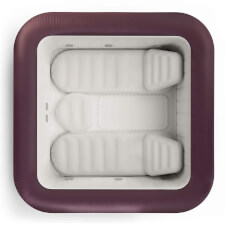 The Lay-Z-Spa Maldives Hydrojet Pro Hot Tub Inside View.