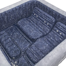 The Lay-Z-Spa San Francisco HydroJet Pro Hot Tub Inside View.