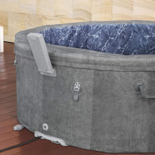 The Lay-Z-Spa Carrara AirJet Hot Tub Close Up.