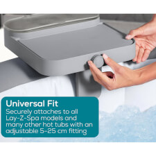 The Hot Tub 4-in-1 Accessory Tray Fit.