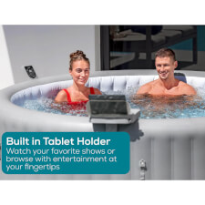 The Hot Tub 4-in-1 Accessory Tray Holder.