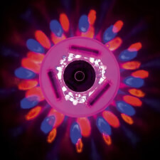 The Lay-Z-Spa Led Floating Pool Light Working in the Night.