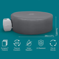The Circular Round Thermal Hot Tub Cover Features.