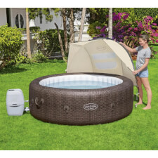 The Lay-Z-Spa Detachable Hot Tub Canopy.