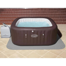 The Laz-Y-Spa Square Floor Protector Mat.