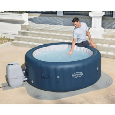 The Laz-Y-Spa Square Floor Protector Mat.