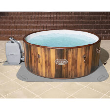 The Laz-Y-Spa Square Floor Protector Mat.