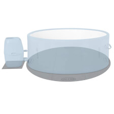 The Laz-Y-Spa Round Floor Protector Mat.