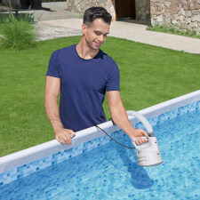The Lay-Z-Spa 800 gal Pool & Drain Pump.