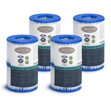 The Lay-Z-Spa Eight Filter Cartridges (VI).